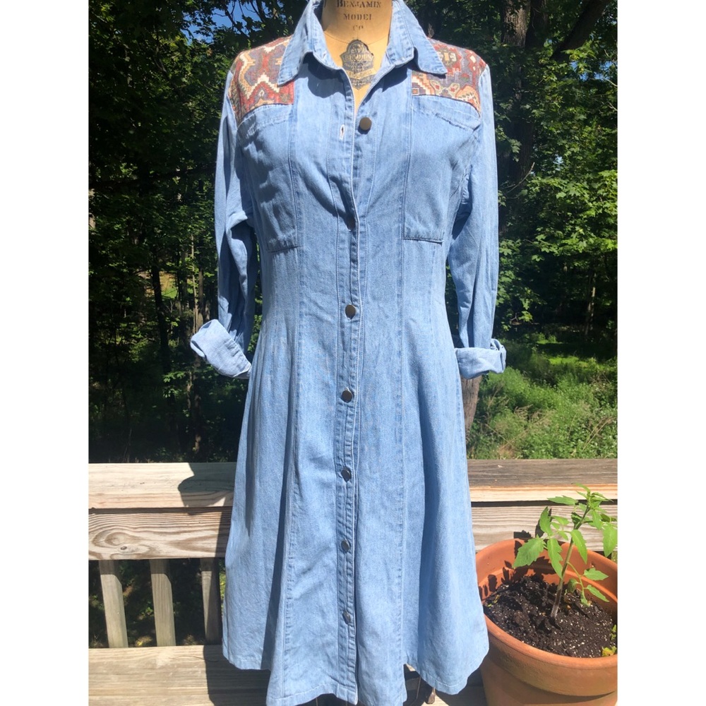 Vintage Dress - MASS Paris New York - Sz L